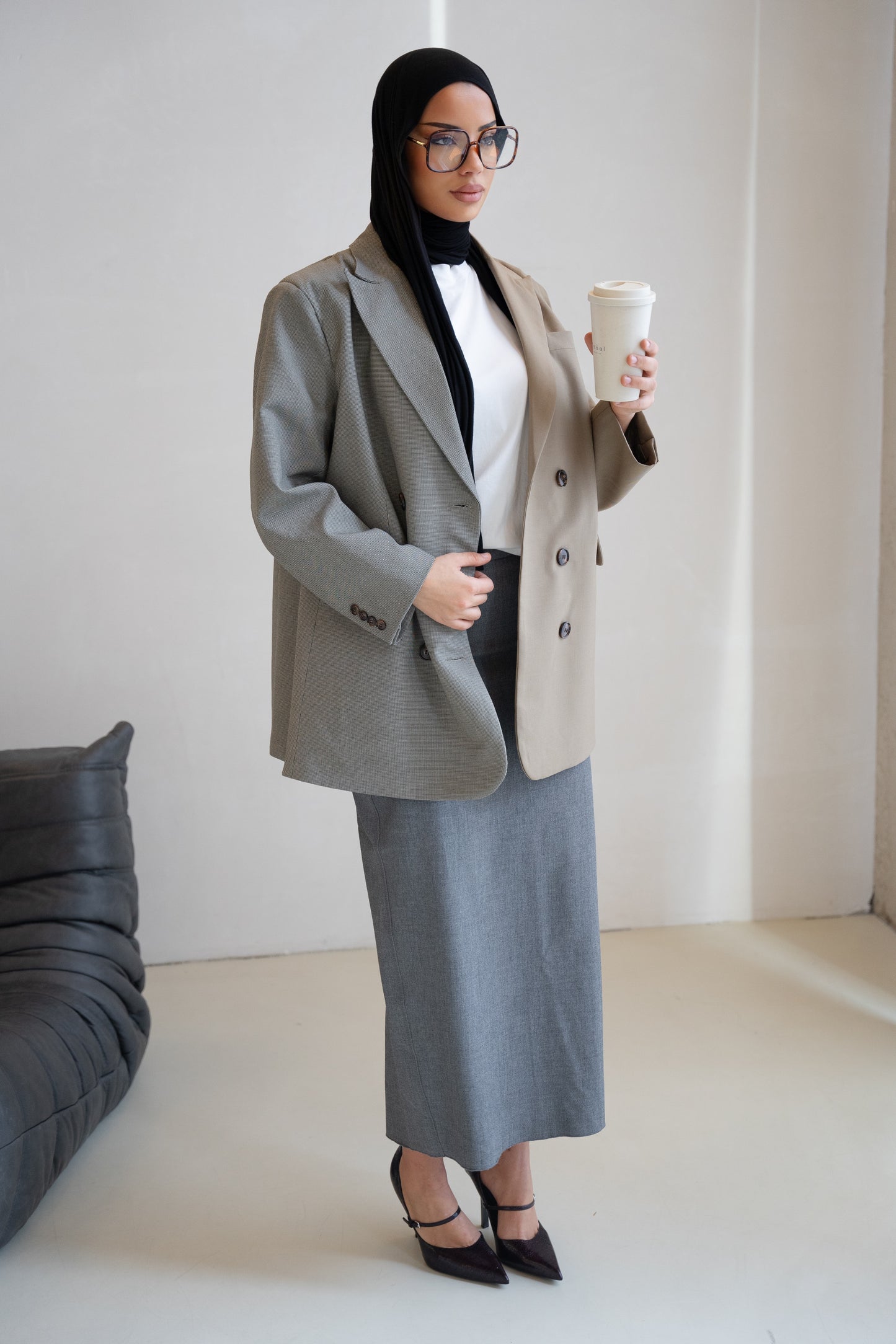 Blazer Bicolore
