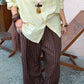 Pantalon ballon lin rayé